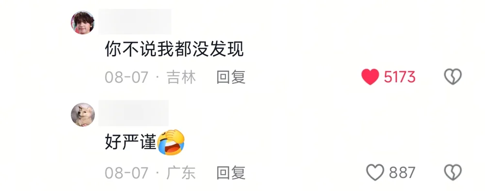 Two replies: one saying they hadn't noticed until it was pointed out, another saying so rigorous